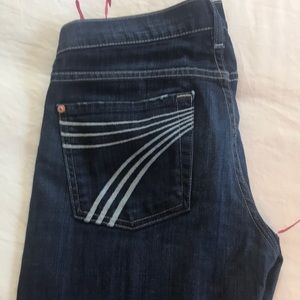 Seven for All Mankind Dojo dark rinse jeans 27.